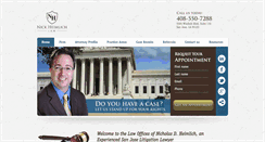 Desktop Screenshot of nickheimlichlaw.com